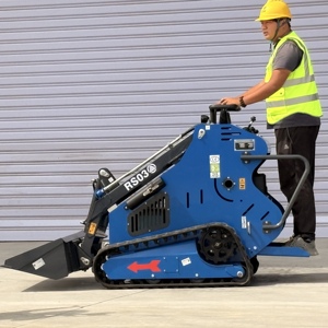 Mini-chargeuse compacte sur chenilles RS03 avec souffleuse à neige, tondeuse à gazon et marteau brise-roche - Product Image 1