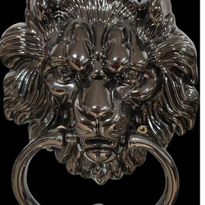 Lion Head Cabinet Handle Zinc Die Casting Gold Chinese Style Furniture <b>Knob</b> - Product Image 3