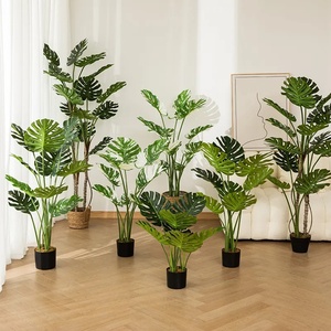 Casa degli alberi di Monstera grande artificiale a buon mercato - Product Image 1