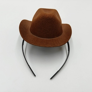 Vente chaude Cowgirl Chapeau Bandeau Mini <span class=keywords><strong>Cowboy</strong></span> Chapeau Bandeau Cowgirl Femmes Costume Chapeaux pour Bachelorette Party Anniversaire - Product Image 5