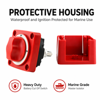Interrupteur de déconnexion de batterie 6006 à 6011, interrupteur rotatif d'isolement pour couper l'alimentation, pour voiture, camping-car, bateau, yacht, modification marine