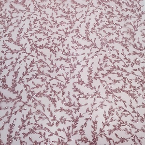 Ren Vải Nhà Máy Trung Quốc Rose <span class=keywords><strong>Gold</strong></span> Bridal Dán Glitter Hạt Bridal Ren Vải - Product Image 3