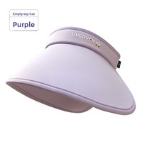 Sombrero de verano para mujer con protección solar, a rayas, de ala ancha, de seda helada, hueco, ajustable, para deportes al aire libre, PVC, venta al por mayor