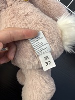 Peluche de lapin déshébileuse officielle de luxe Rosa Bunny 31 cm – Nouvelle arrivée, idéale comme doudou d'anniversaire