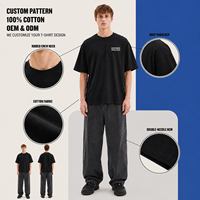 T-shirt en coton unisexe surdimensionné à épaules tombantes, couleur unie, manches courtes, été, 300 g/m², 260 g/m², doux, style streetwear, directement de l'usine