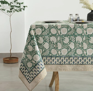 Mantel con Estampado de Bloques, Moderno, Decorativo, Lavable, Duradero, <span class=keywords><strong>para</strong></span> <span class=keywords><strong>Cocina</strong></span>, Comedor, Regalo, Festival, Celebración - Product Image 1