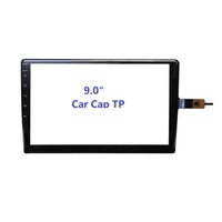 Pantalla Táctil Capacitiva de Marco Abierto de 9 Pulgadas, 10 Puntos, Personalizable, MOQ Bajo, Fabricación Directa ODM OEM