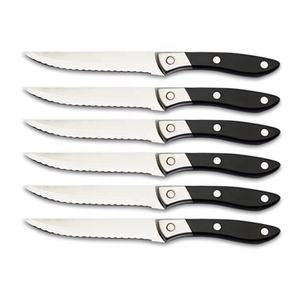 Combinación gratuita de utensilios de cubiertos de acero inoxidable y asador, cuchillo de bistec con borde dentado, cuchillos de cocina - Product Image 4