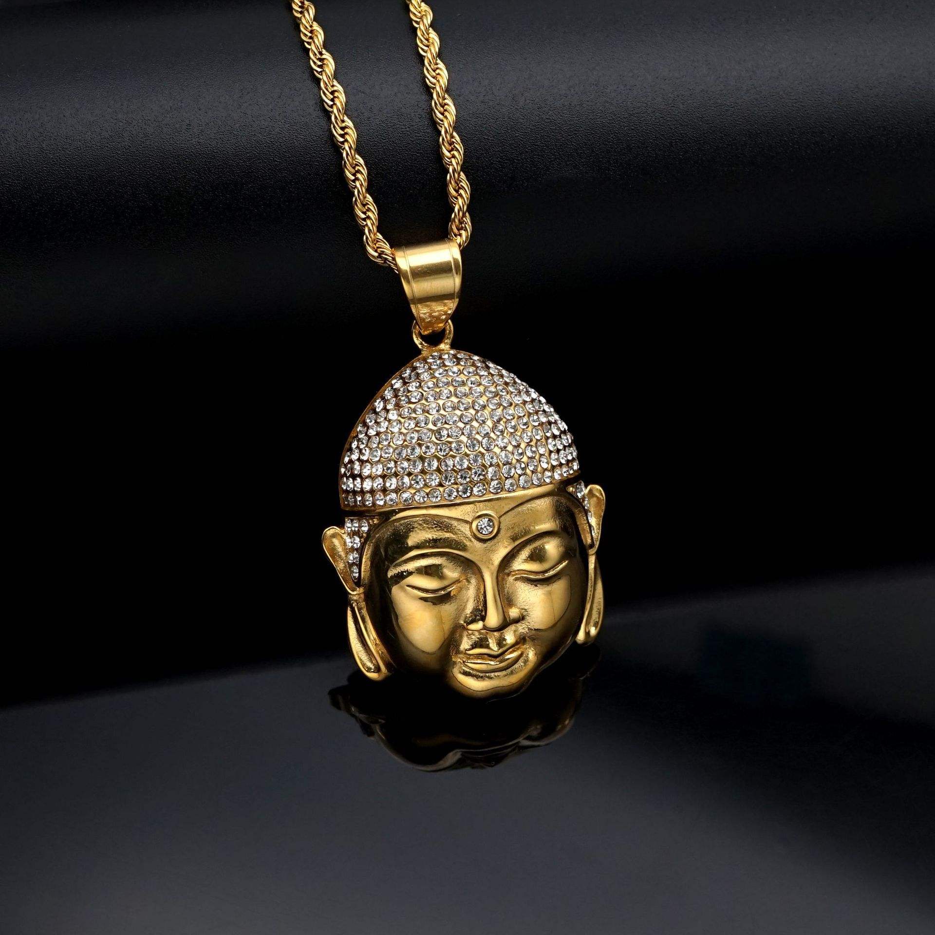 จี้เดี่ยวสีทองไม่มีโซ่