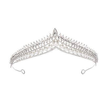 Wedding Baroque Crown Party Diamond Round