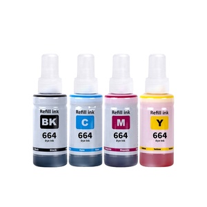 Ink-Tank 664 t664 T6641 cao cấp tương thích chai refill Dye mực tintas cho Epson L120 L380 L210 L220 l3060 máy in - Product Image 1