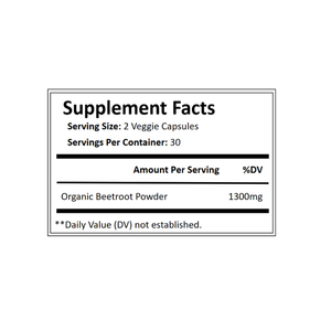 Capsule Premium di barbabietola biologica | Estratto di 10:1 per la pressione sanguigna e il supporto energetico - Product Image 4