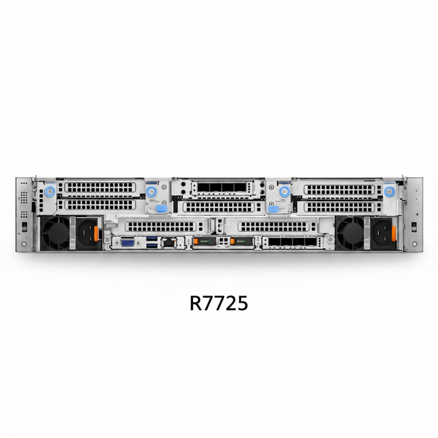 Top Rated Efficient DELL PowerEdge R7725 2U Rackmount Advanced Cloud Hosting Networking Nodes Business Operations Server