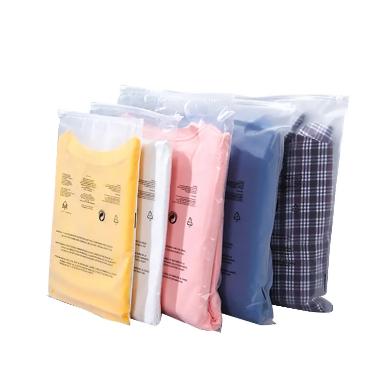 Wins Flying Sacos de plástico biodegradáveis foscos personalizados para roupas de banho, sacos com zíper para camisetas e roupas com logotipo