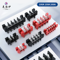 Connecteur ESS 100A 150A 200A de type bloc, borne de puissance à limitation de courant pour batteries au lithium de stockage d'énergie, avec bornes à vis en cuivre