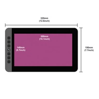 Tablette Graphique Interactive Ultra Abordable 11 Pouces Full HD 1080p avec Stylet ArtPen pour Écriture Numérique, Conception, Compatible Windows, Mac, Android