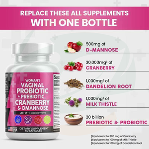 Integratore Probiotico Femminile OEM Bestseller, Capsule Probiotiche per la Salute Vaginale delle Donne - Product Image 2