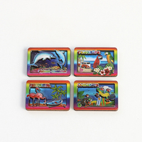 Souvenir touristique de Séville Aimants de réfrigérateur en bois et en verre 3D Forme personnalisée Écologique Fabrication directe Souvenirs de voyage