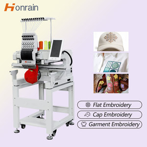 Machine à broder 3D à tête unique Honrain China <span class=keywords><strong>Promaker</strong></span> 600*400 pour broderie plate et de casquettes - Product Image 1