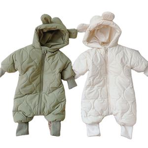 Monos de plumón para niño, ropa para bebé, mono exterior, pelele para <span class=keywords><strong>niña</strong></span>, ropa gruesa cálida a prueba de viento - Product Image 1