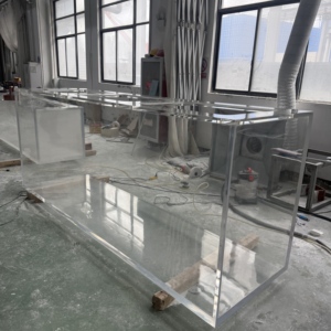 Acuario de Acrílico Rectangular Transparente, Tamaño Personalizado, Estilo Industrial, Resistente a los Rayos UV, Grado Alimenticio, Servicio de Corte - Product Image 3