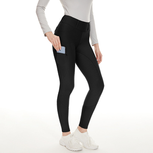 Pantalons d'équitation personnalisés avec logo, best-sellers, poche pour téléphone, pantalons d'équitation d'hiver, pantalons d'équitation pour femmes, leggings d'équitation pour femmes, garde au chaud - Product Image 4