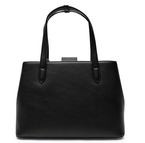 Classic Genuine Leather Soft Waterproof Women Hand Bag Structured Shape Reinforced Handles Timeless Appeal Professional Settings - Product Image 5