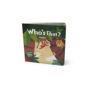 หนังสือเสียงแบบอินเทอร์แอคทีฟ Forest Push Pull Slide ของเล่นเสริมพัฒนาการ<span class=keywords><strong>ภาษา</strong></span>อังกฤษสำหรับเด็กเล็ก ทำจากพลาสติก - Product Image 1