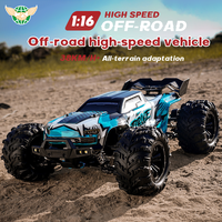 Coche RC de alta velocidad 1:16 eléctrico completo proporcional control remoto todoterreno Juguetes Coche