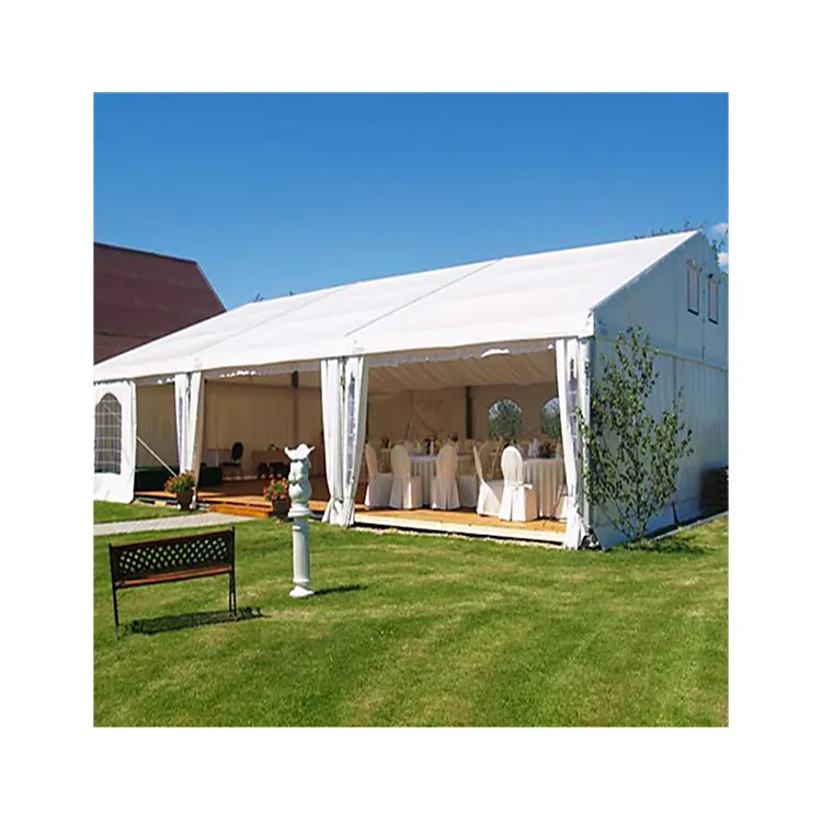 5M tinggi 7M tinggi aluminium besar pameran dagang tenda pameran acara tenda pesta untuk penyewaan luar ruangan