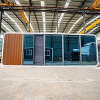 LDYZ Cabine Apple en conteneur moderne à faible coût, kit de logement de luxe préfabriqué, bureau modulaire, maison chinoise certifiée CE