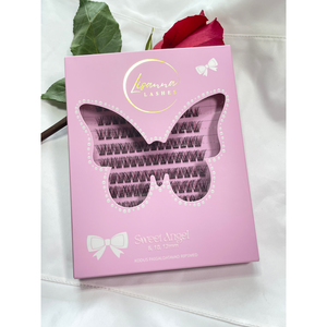 Pestañas Postizas Completas Sweet Angel Ripsmed Must+Roosa, Material PET/PBT, C-kaar - Product Image 1