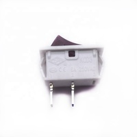 Interrupteur à bascule 2 broches T85 blanc et rouge, prix usine, bonne qualité