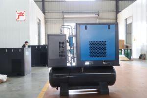 Промышленный винтовой воздушный компрессор Airstone IP54, энергосберегающий, бесшумный, с масляным охлаждением, с осушителем воздуха и ресивером, 10 л.с. - Product Image 2