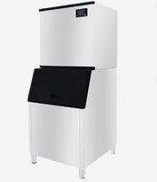 Machine à glaçons commerciale la plus vendue, 200 kg, petits glaçons transparents pour les cuisines de restaurants et les boissons.