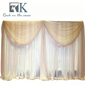 High Quality Aluminum Wedding Decoration Curtain Kits Telescopic Curtains Pole - Product Image 1