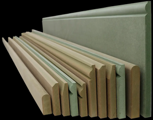 Interior Decorative Primed Modern White Wood Wall Skirting Outside Corner <strong>Architrave</strong> Moulding with Customized Size for <strong>Ceiling</strong> - Product Image 6