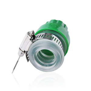 Conector de manguera de plástico Huabangshi de 12 mm tipo barb para uso en jardín, fácil de instalar, conecta manguera de 4 puntos - Product Image 1