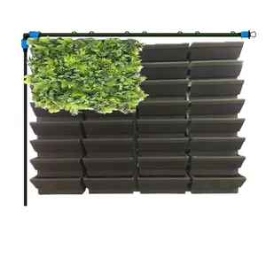 Jardinière murale verticale, <span class=keywords><strong>jardin</strong></span> vertical, jardinières murales en plastique PP bon marché pour l'intérieur et l'extérieur, mur végétal - Product Image 1