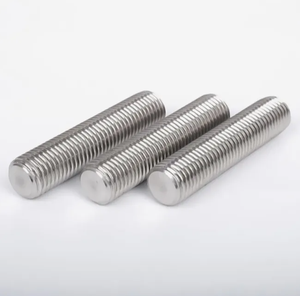 Tige filetée et goujon en acier allié métrique M11x200mm, zingué noir, pour systèmes de suspension - Product Image 4