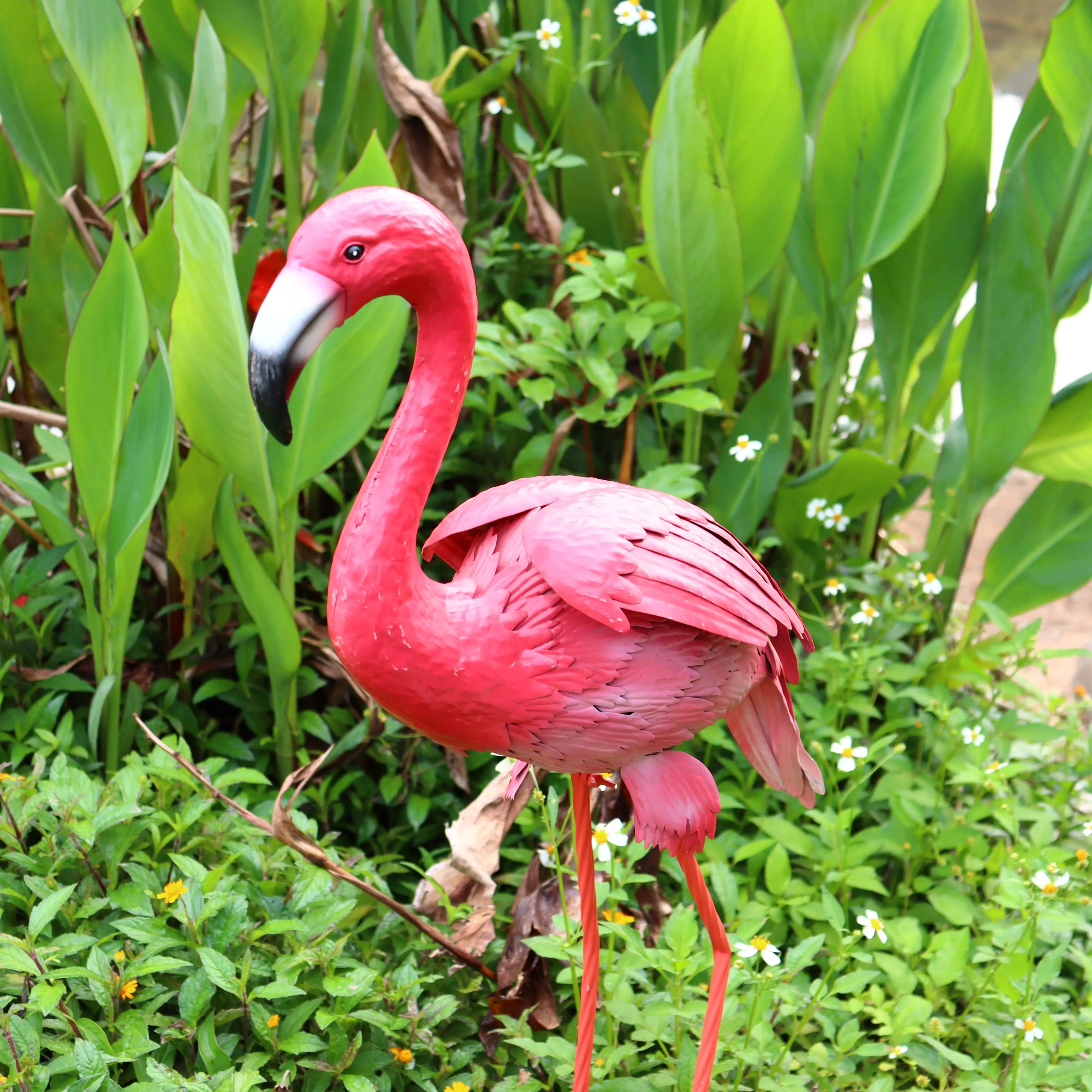 Flamingo Trang Trí Ngoài Trời Trang Trí Nội Thất Kim Loại Điêu Khắc Home Yard Trang Trí Nội Thất Tác Phẩm Nghệ Thuật Thủ Công Quà Tặng