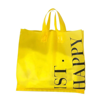 Sac de shopping transparent pour femmes, sac à main de plage en PVC transparent, logo personnalisé, sac de shopping givré, sac cadeau en plastique imperméable de grande taille