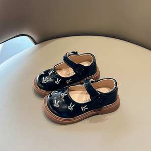 Zapatos de Vestir de Princesa para Niñas, con Flores y Suela Suave, Bordados con Conejos, para Primavera - Product Image 3