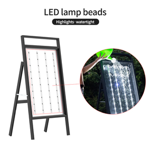 Caisson lumineux <span class=keywords><strong>de</strong></span> supermarché support lourd pliable présentoir à affiches panneau d'affichage LED pour la publicité <span class=keywords><strong>de</strong></span> magasin - Product Image 6