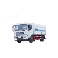 Nouveau camion compacteur de déchets automatique, camion de collecte des déchets urbains, camion compacteur de déchets diesel 4x2, nouveau camion compacteur de déchets industriels