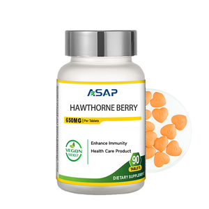 Extracto de fruta de bayas de espino Suplemento para la salud del corazón Vegano Píldoras 300mg de extracto de bayas de espino - Product Image 2