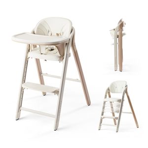 Silla Alta para Bebé Moderna, Plegable y Ajustable en Altura, con Diseño Multifuncional para Comedor y Cocina - Product Image 1