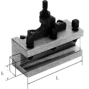 Máquinas herramienta y accesorios, contrapuntos y torretas, portaherramientas de asiento plano - Product Image 1