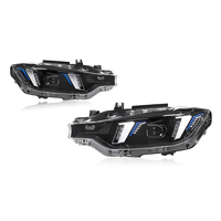 Phares à LED avec projecteur Fang, clignotants DRL, accessoires automobiles compatibles avec BMW Série 3 F30 F35 13-18