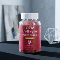 Complément alimentaire de marque privée, bonbons gélifiés au collagène, vitamine biotine, blanchiment de la peau, renforcement des cheveux pour adultes